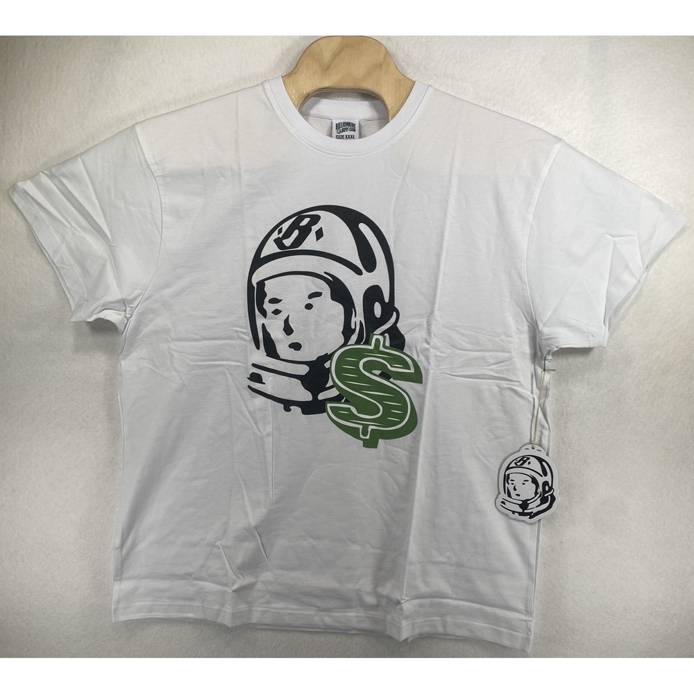Billionaire Boys Club BBC Astronaut Dollar Sign T-Shirt XXXL White Pharrell C94